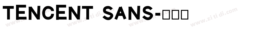 TENCENT SANS字体转换